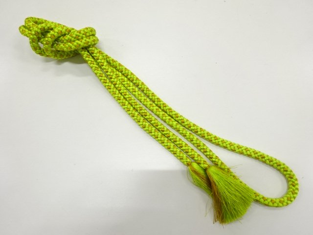 JAPANESE KIMONO / HAND-TIED OBIJIME
